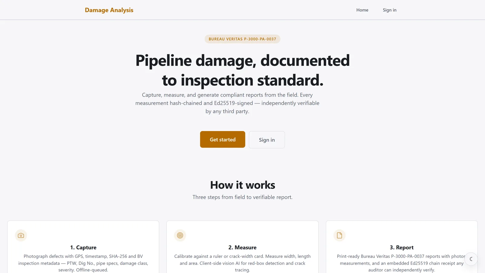 Damage Analysis — light theme
