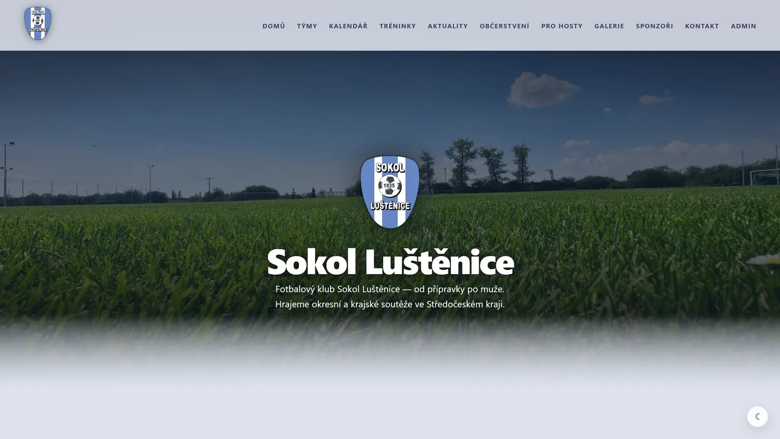 Sokol Luštěnice — light theme