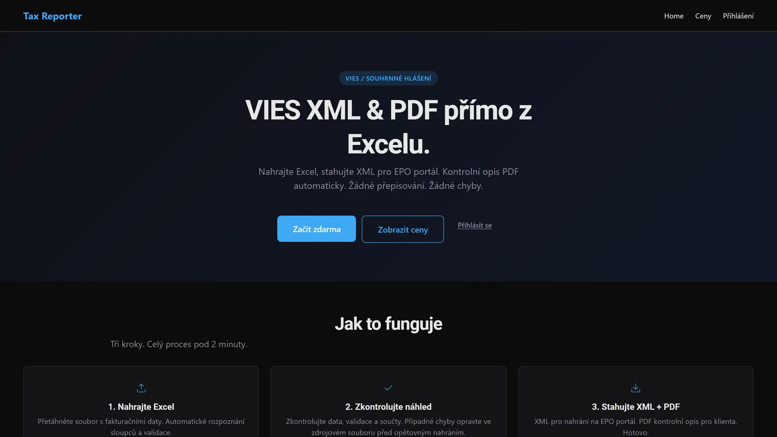 Tax Reporter — taxreporter.cz